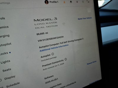 2022 Tesla Model 3 Long Range