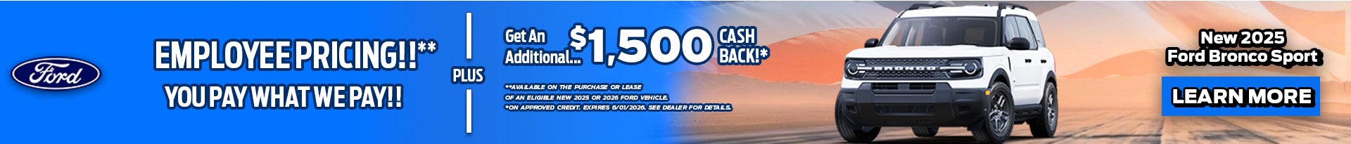 Ford Employee Pricing