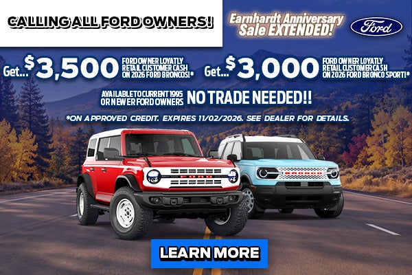 Earnhardt Anniversary Sale Extended