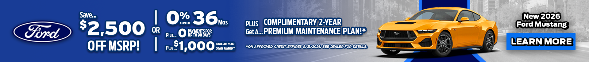 Ford Summer Sales Event