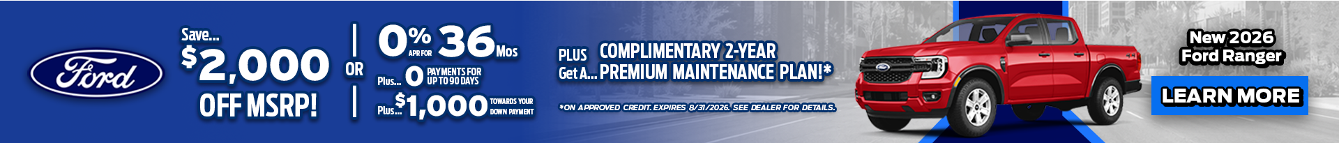 Ford Summer Sales Event