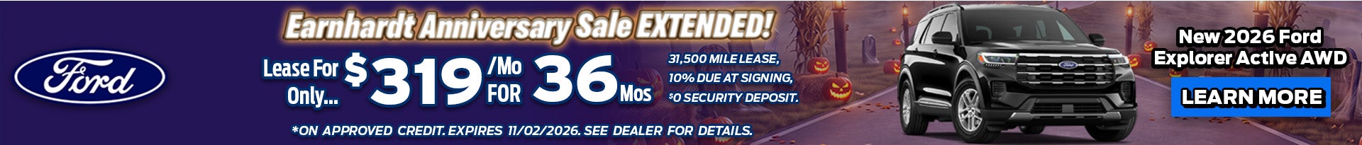 Earnhardt Anniversary Sale Extended