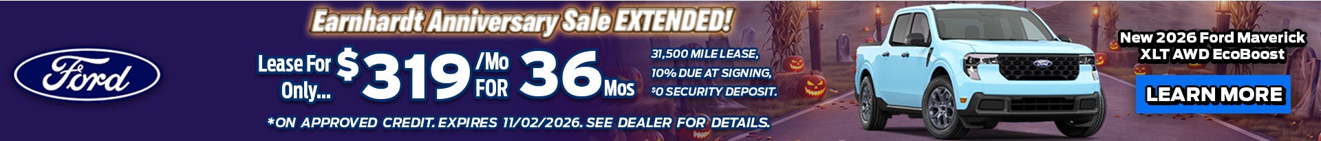 Earnhardt Anniversary Sale Extended