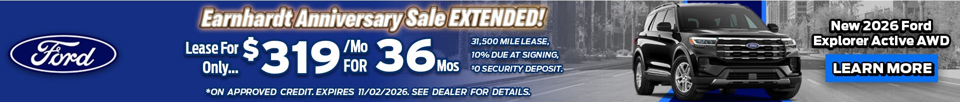 Earnhardt Anniversary Sale Extended