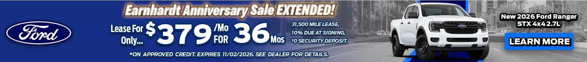 Earnhardt Anniversary Sale Extended