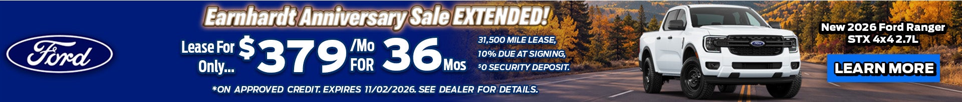 Earnhardt Anniversary Sale Extended